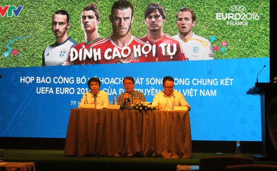 Chỉ VTV được phép khai thác video trận đấu EURO 2016