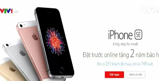 iPhone SE chính hãng sẽ có mặt tại Việt Nam từ ngày 12/5