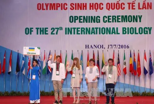 Khai mạc Olympic Sinh học quốc tế lần thứ 27 tại Việt Nam