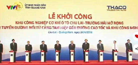 Mở rộng KCN cơ khí ô tô Chu Lai - Trường Hải