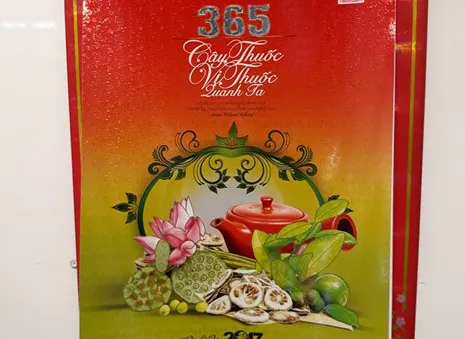 Bộ lịch 365 vị thuốc giành giải Nhất mẫu lịch Xuân Đinh Dậu