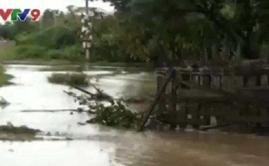 Đăk Lăk ngập lụt, chia cắt giao thông do áp thấp nhiệt đới