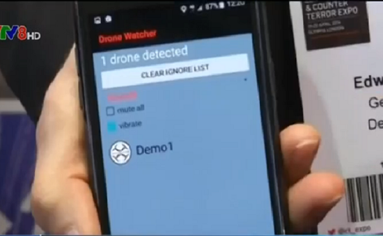 Ứng dụng phát hiện máy bay không người lái chống khủng bố