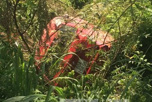 Đồng Nai: Xe BMW lao xuống hố, 2 người tử vong