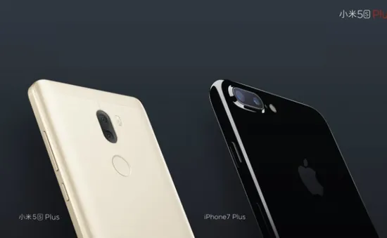 Xiaomi Mi 5s Plus “so găng” iPhone 7 Plus ngay trong sự kiện ra mắt