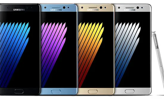 Galaxy Note 7 màu nào được yêu thích nhất?