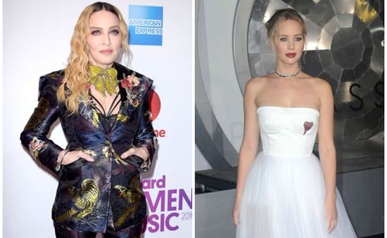 Madonna, Jennifer Lawrence lọt top sao nữ mặc đẹp nhất trên thảm đỏ tuần qua