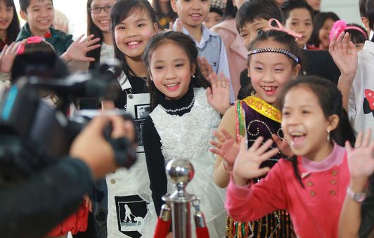 Thí sinh nhí Hà Nội háo hức dự vòng sơ tuyển Vietnam Idol Kids