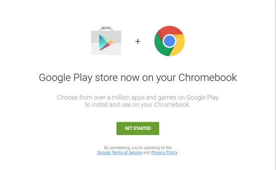 Kho ứng dụng của Google Play sẽ sớm có mặt trên nền tảng ChromeOS