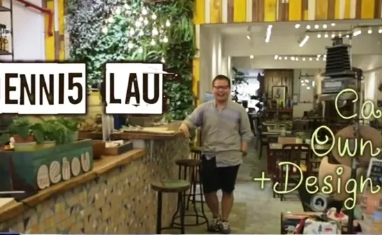 AEIOU - Quán cafe tái chế độc đáo ở Singapore