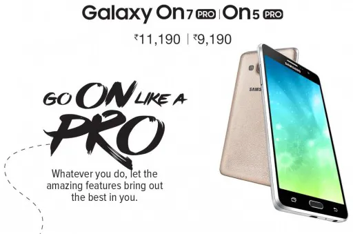 Samsung ra mắt smartphone giá rẻ Galaxy On5 Pro, Galaxy On7 Pro tại Ấn Độ