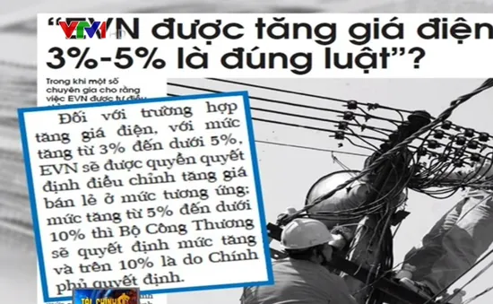 EVN tăng giá điện 20%/năm: Cốt lõi là công khai, minh bạch