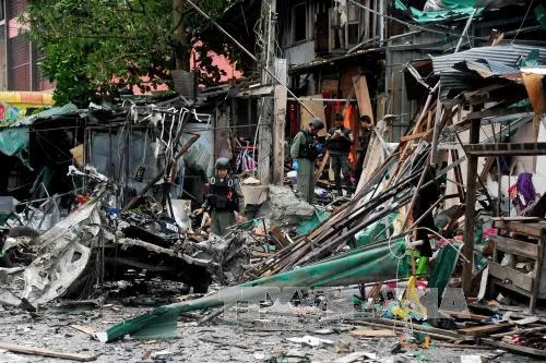 Đánh bom xe tại Thái Lan, 2 người bị thương