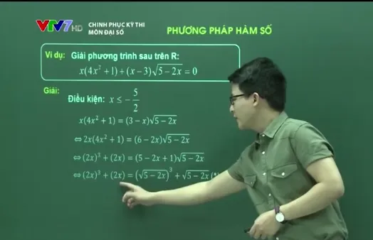 Ôn tập môn Toán: Phương pháp hàm số