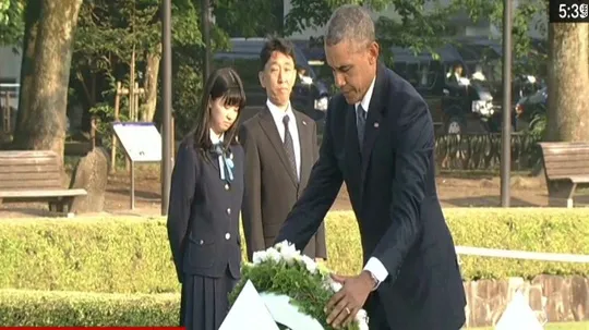 Ông Obama trở thành Tổng thống Mỹ đương nhiệm đầu tiên thăm Hiroshima