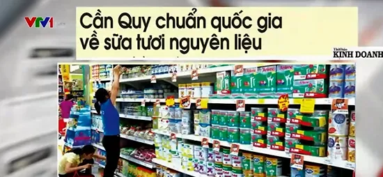 Thời báo Kinh doanh: Cần một quy chuẩn quốc gia về sữa tươi nguyên liệu