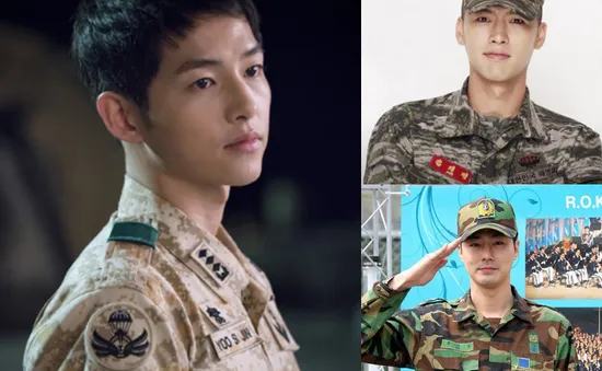 Khi sao nam Hàn mặc áo lính đẹp như Song Joong Ki