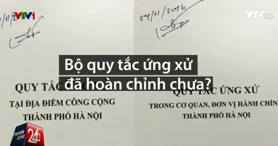 Bộ quy tắc ứng xử: Cần hay không cần?