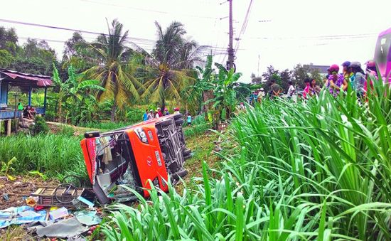 An Giang: Xe khách Phương Trang lại gây tai nạn