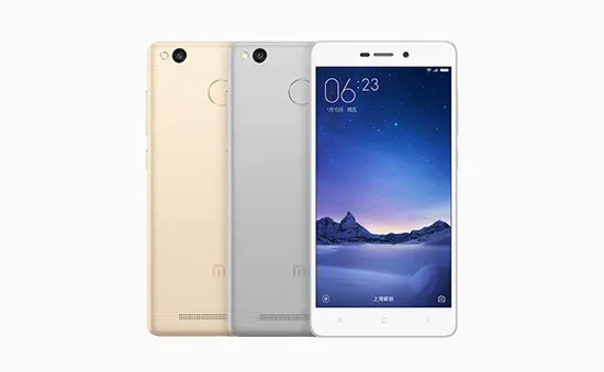 Xiaomi Redmi 3 Pro hỗ trợ bảo mật vân tay chính thức ra mắt