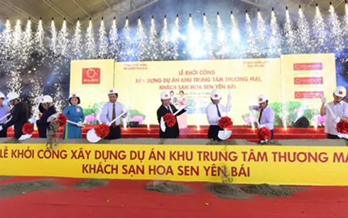 Khởi công trung tâm thương mại Yên Bái