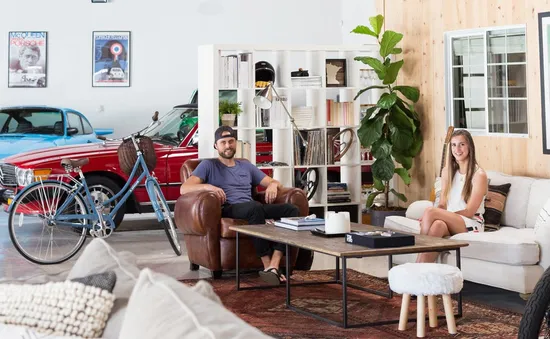Độc đáo garage được "hô biến" thành nhà ở siêu đẹp