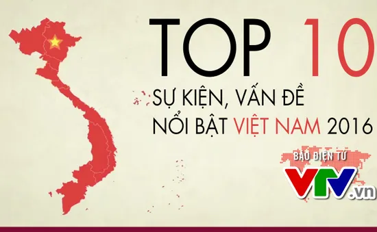 [INFOGRAPHIC] 10 sự kiện và vấn đề nổi bật Việt Nam năm 2016