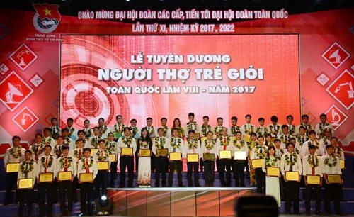 Tôn vinh 60 người thợ trẻ giỏi toàn quốc năm 2017