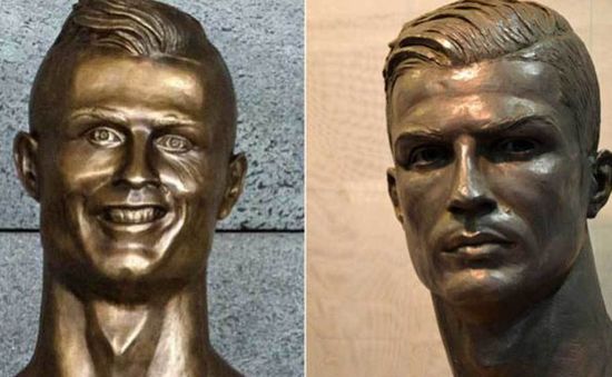 Ronaldo đã có tượng mới đẹp hơn nhiều thảm họa ở quê nhà