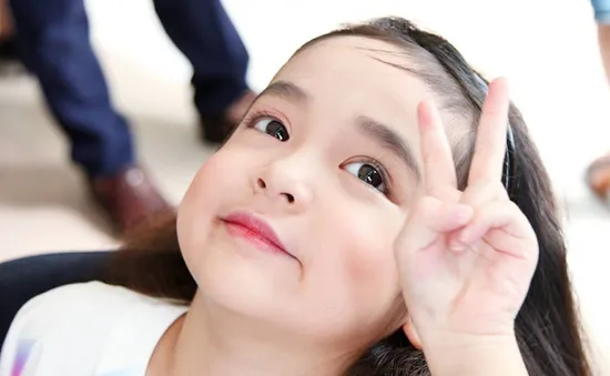 Đây chính là "tiểu tiên đồng ngọc nữ" đáng yêu xuất hiện trong Biệt tài tí hon!