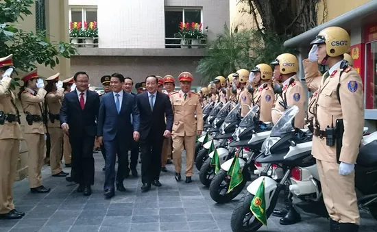 CSGT Hà Nội ra quân đảm bảo thông suốt, an toàn cho người dân quay lại Thủ đô sau kỳ nghỉ Tết