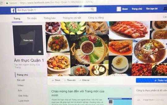 TP.HCM lập trang Facebook cho người bán hàng rong