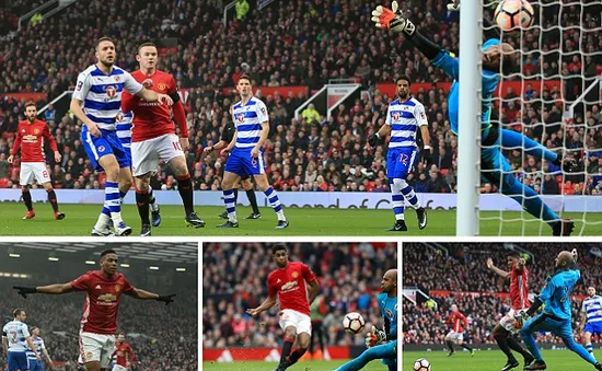 Man Utd 4-0 Reading: Rooney lập công, Rashford chói sáng