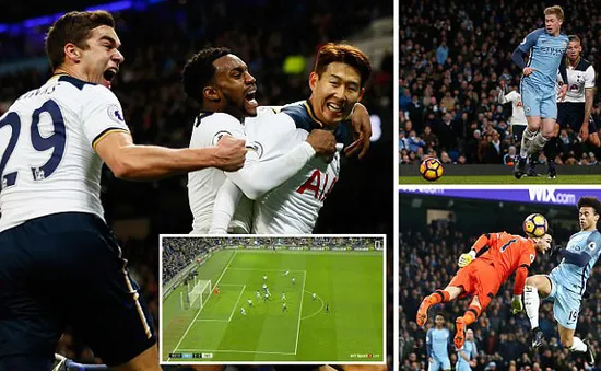 Man City 2-2 Tottenham: Ngược dòng ngoạn mục tại Etihad