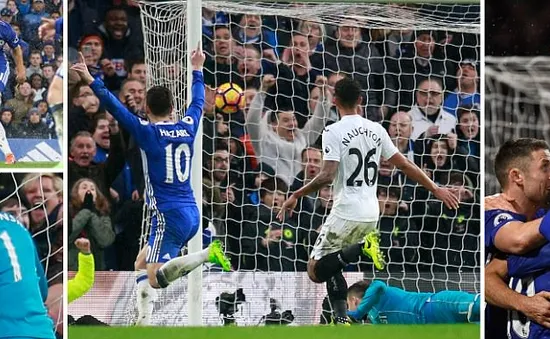 Vòng 26 Ngoại hạng Anh: Đánh bại Swansea, Chelsea bỏ xa Man City 11 điểm