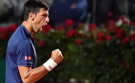 Novak Djokovic thẳng tiến vào chung kết Roma mở rộng 2017