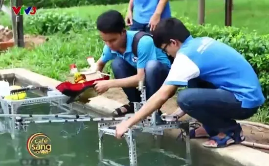 Ứng dụng công nghệ robot trong... múa rối nước