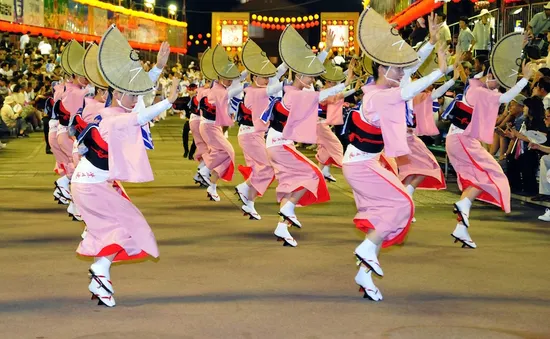 Lễ hội múa Awa Odori tại Nhật Bản thu hút hơn 1 triệu người