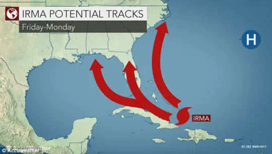 Các hòn đảo vùng Caribe khẩn trương ứng phó bão Irma