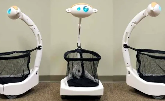 Robot Budgee vác đồ cho chủ khi đi siêu thị