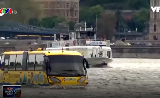 Khám phá xe bus lội nước tại Budapest, Hungary