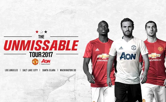 Hé lộ kế hoạch du đấu Hè 2017 của Man Utd