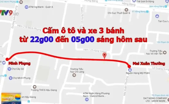 Cấm đỗ xe trên đường Hoàng Hoa Thám (TP.HCM)