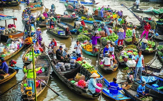 Ngày hội chợ nổi Cái Răng ở Cần Thơ