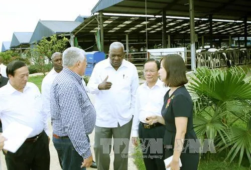 Chủ tịch Quốc hội Cuba thăm và làm việc tại Sơn La