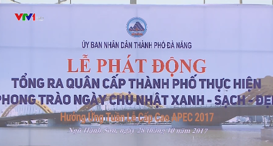 Đà Nẵng phát động Ngày Chủ nhật xanh - sạch - đẹp hưởng ứng APEC 2017