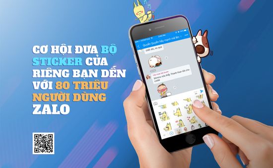 Zalo mở kho thiết kế sticker, người dùng thỏa sức sáng tạo