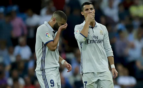 Ronaldo và Benzema bất ngờ trở thành cặp đôi tệ hại nhất châu Âu