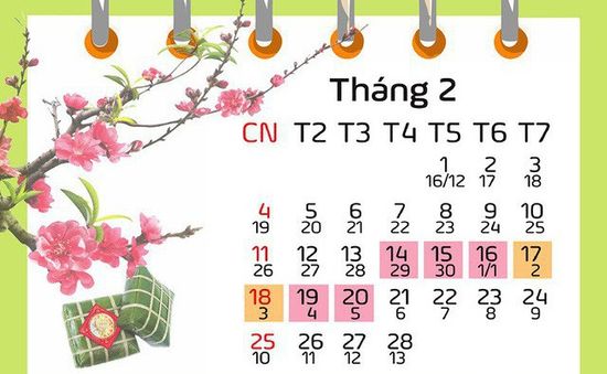 Bộ LĐ-TB&XH công bố lịch nghỉ các ngày Lễ, Tết trong năm 2018