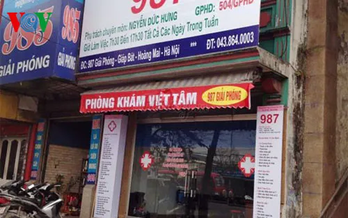 Đề xuất mức phạt 120 triệu đồng đối với phòng khám vi phạm